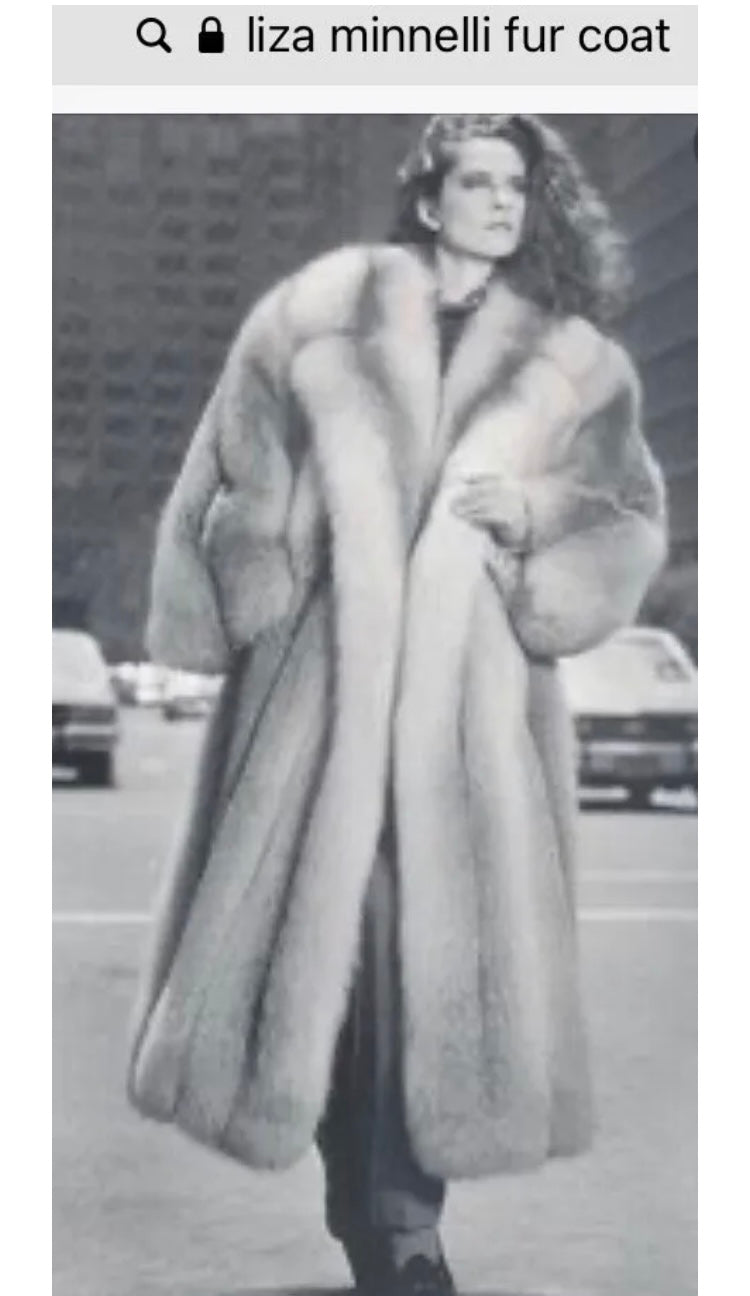 Liza Minnelli Brand Fox Coat